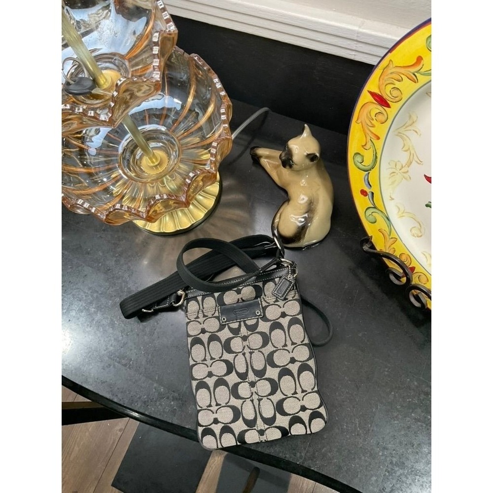 600- Coach Signature Penelope Swing Pack Crossbody Bag